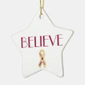 BEWUST VAN SMA AWARENESS RIBBON ORNAMENT (Links)