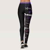 Bewust/woorden.. Arachnoiditis Leggings (Achterkant)