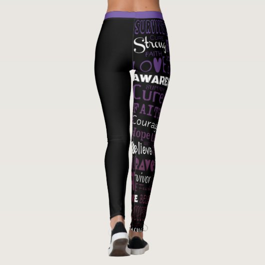 Bewust/woorden.. Arachnoiditis Leggings (Achterkant)