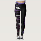 Bewust/woorden.. Arachnoiditis Leggings (Voorkant)