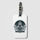 Bewuste Wolf Bagagelabel (Voorkant (verticaal))