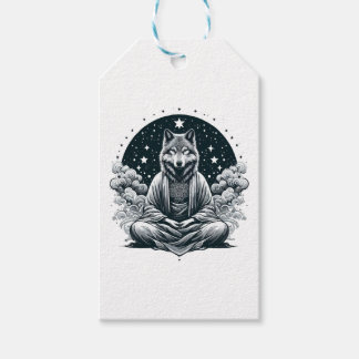 bewuste wolf cadeaulabel