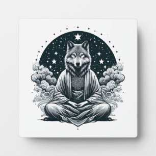 Bewuste Wolf Fotoplaat