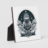 bewuste wolf fotoplaat (Voorkant)