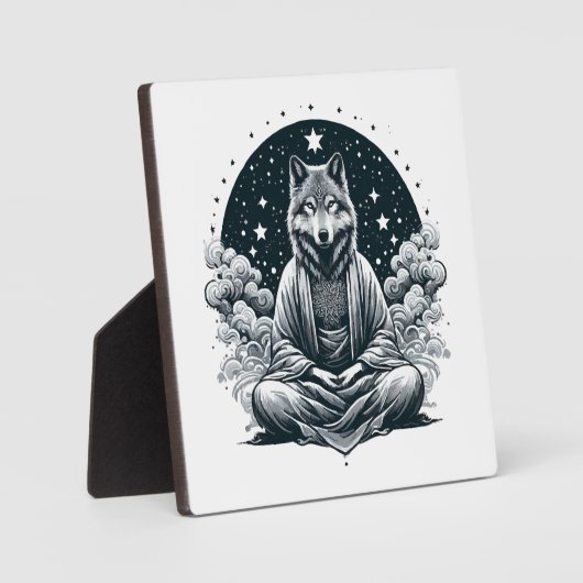 Bewuste Wolf Fotoplaat (Voorkant)