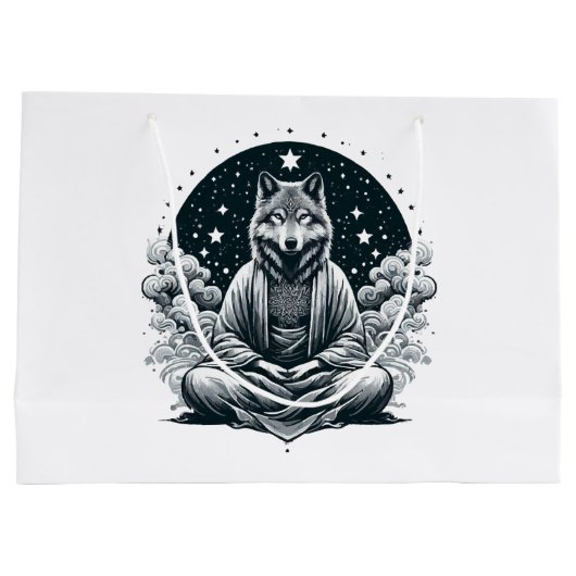 Bewuste Wolf Groot Cadeauzakje (Achterkant)