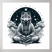 Bewuste Wolf Poster (Voorkant)