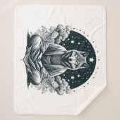 bewuste wolf sherpa deken (Voorkant)