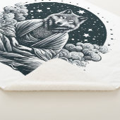 bewuste wolf sherpa deken (3/4)