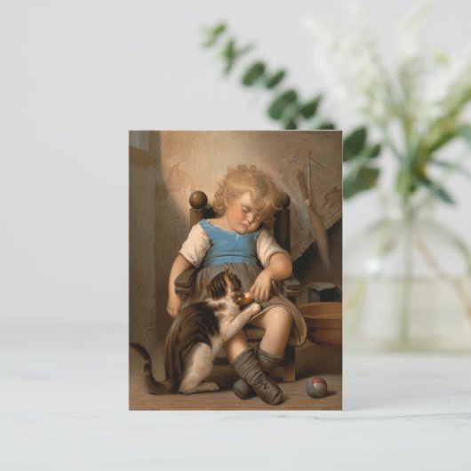 bewusteloze slaper briefkaart (Staand voorkant)