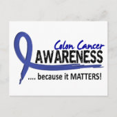 Bewustheid 2 Colon Cancer Briefkaart (Voorkant)