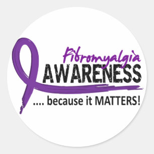 Bewustheid 2 Fibromyalgie Ronde Sticker