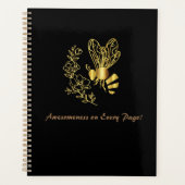 Bewustheid bij bijen en ventilatorkaner planner (Voorkant)