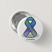 Bewustheid is alles ronde button 3,2 cm (Voorkant /achterkant)