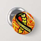Bewustheid is Power Design #1 Ronde Button 5,7 Cm (Voorkant /achterkant)