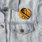 Bewustheid is Power Design #1 Ronde Button 5,7 Cm (In situ)