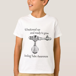 Bewustheid van de voedingsleiding t-shirt