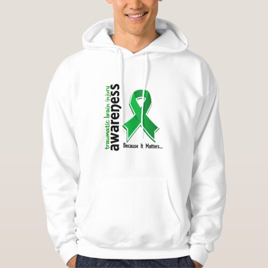 Bewustmaking 5 Traumatische hersenletsels TBI Hoodie (Voorkant)