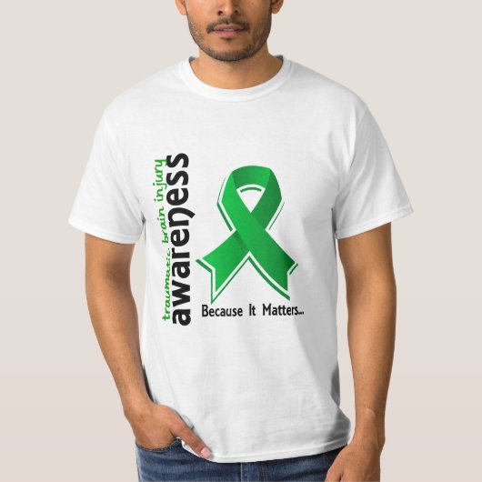 Bewustmaking 5 Traumatische hersenletsels TBI T-shirt (Voorkant)