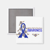 Bewustmaking 6 Guillain Barre Syndroom Magneet (Voorkant / Achterkant)