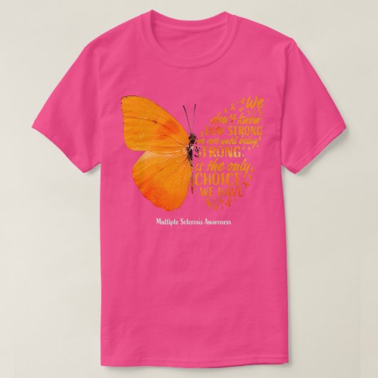 Bewustmaking bij multiple sclerose bij vrouwen t-shirt (Design voorkant)