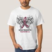 Bewustmaking Butterfly Hereditary Hemochromatosis T-shirt (Voorkant)