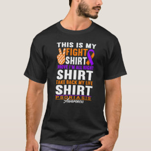 Bewustmaking I Huidaandoening I psoriasis T-shirt