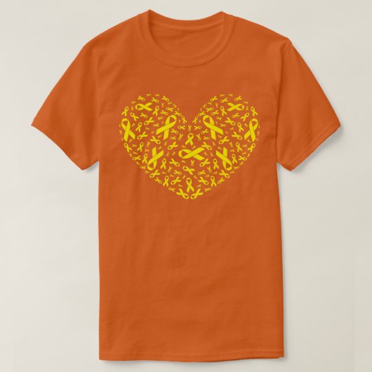 Bewustmaking kinderkanker Hoop liefdeszorg T-shirt (Design voorkant)