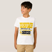 Bewustmaking kinderkanker HOPE 2 T-shirt (Voorkant volledig)