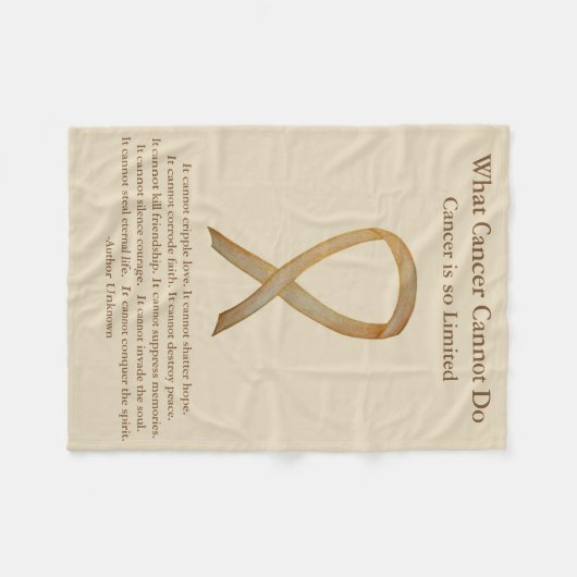 Bewustmaking kinderkanker lint zachte doekjes fleece deken (Voorkant (Horizontaal))