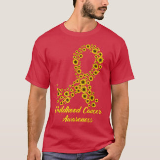 Bewustmaking kinderkanker Maand Costume Yellow Ri T-shirt