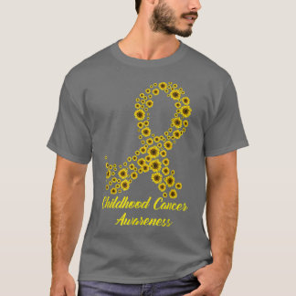 Bewustmaking kinderkanker Maand Costume Yellow Ri T-shirt