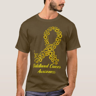 Bewustmaking kinderkanker Maand Costume Yellow Ri T-shirt