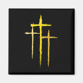 Bewustmaking kinderkanker Overdwars Christelijk ko Magneet (Voorkant)