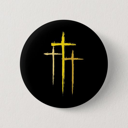 Bewustmaking kinderkanker Overdwars Christelijk ko Ronde Button 5,7 Cm (Voorkant)