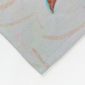 Bewustmaking kinderkanker Ribbon Angel Blanket Fleece Deken (Hoek)