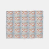 Bewustmaking kinderkanker Ribbon Fleece Blankets Deken (Voorkant (Horizontaal))