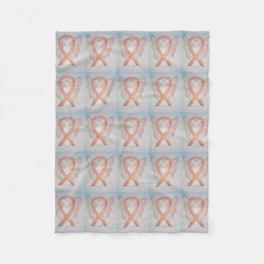Bewustmaking kinderkanker Ribbon Fleece Blankets Deken (Voorkant)