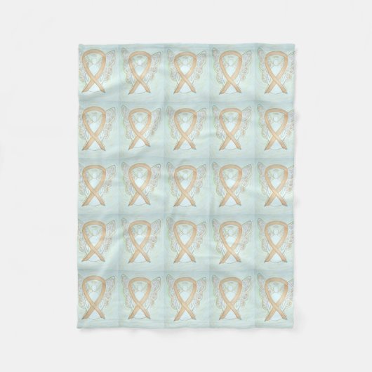 Bewustmaking kinderkanker Ribbon Fleece Blankets Deken (Voorkant)