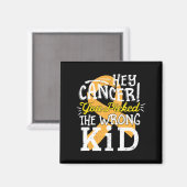 Bewustmaking kinderkanker Survivor Wrong Kind Sup Magneet (Voorkant / Achterkant)