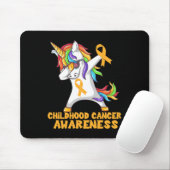 Bewustmaking kinderkanker - Unicorn Warrior Muismat (Met muis)
