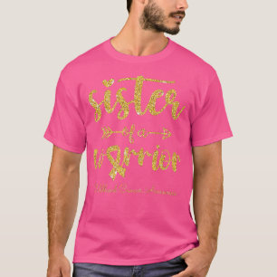 Bewustmaking kinderkanker zuster van een aankomend t-shirt