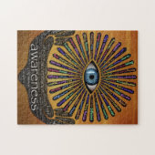 Bewustmaking Minds Eye Inspirerend Word Art Legpuzzel (Horizontaal)