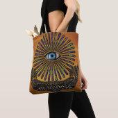Bewustmaking Minds Eye Inspirerend Word Art Tote Bag (Dichtbij)