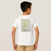 Bewustmaking Ribbon Angel T-shirt (Achterkant volledig)