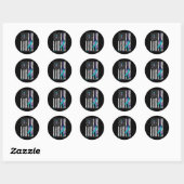 Bewustmaking Ronde Sticker (Vel)