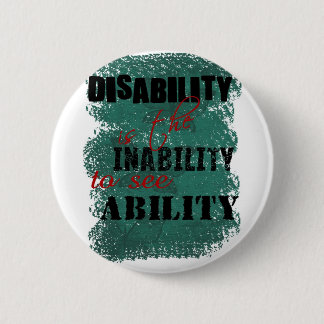 Bewustmaking t-shirt handicap is kopie ronde button 5,7 cm