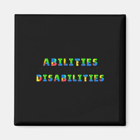 Bewustmaking van autisme - Aanwezigheid boven inva Magneet (Voorkant)