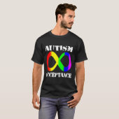 Bewustmaking van autisme en aanvaarding voor t-shirt (Voorkant volledig)