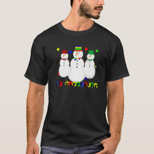 Bewustmaking van autisme - Oogige kerstinzage is d T-shirt